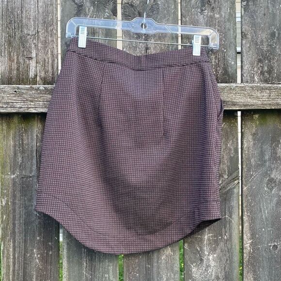 Express Brown Plaid Mini Skirt | XS - Picture 4 of 4